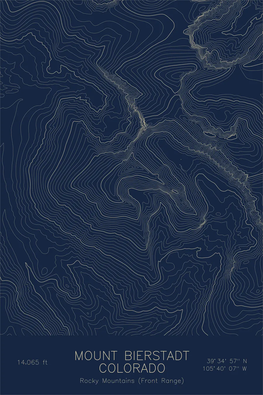 Mount Bierstadt, Navy colorway