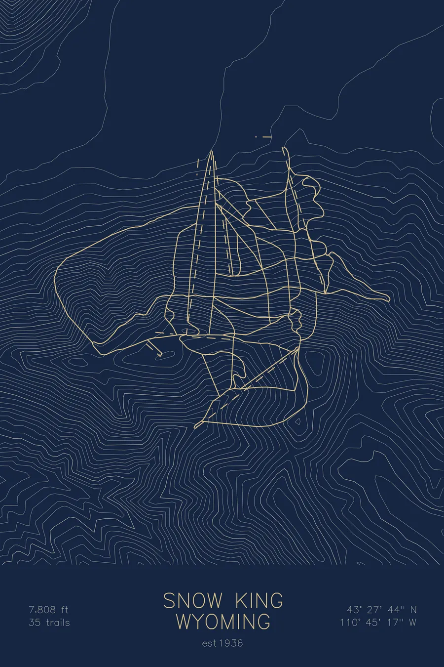 Snow King, Navy colorway