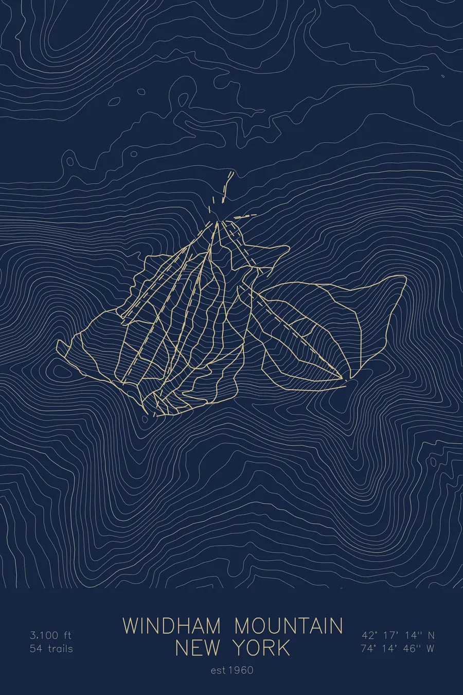 Windham Mountain, Navy colorway