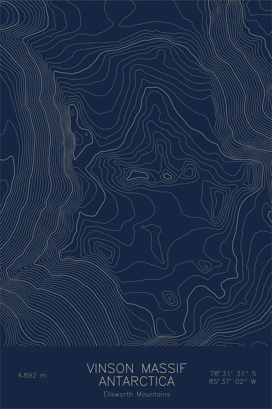 Vinson Massif, Navy colorway