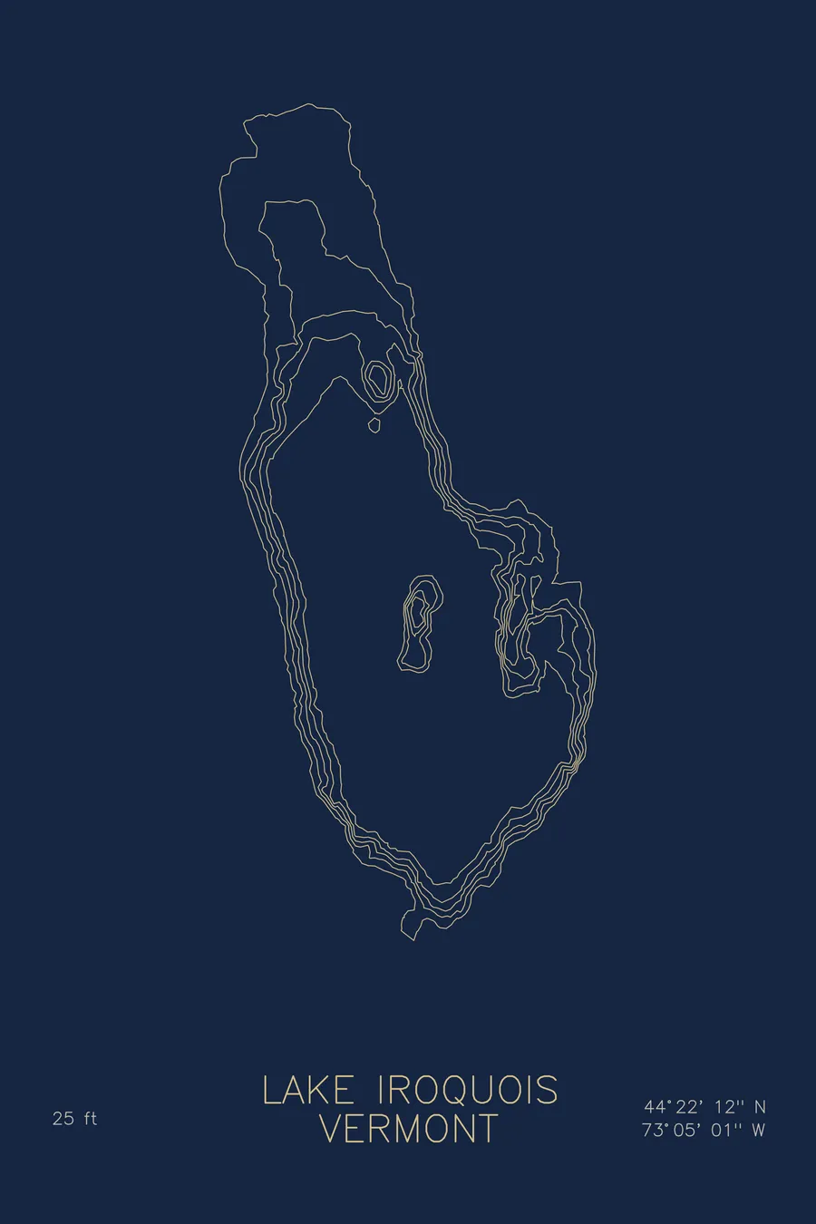 Lake Iroquois, Navy colorway