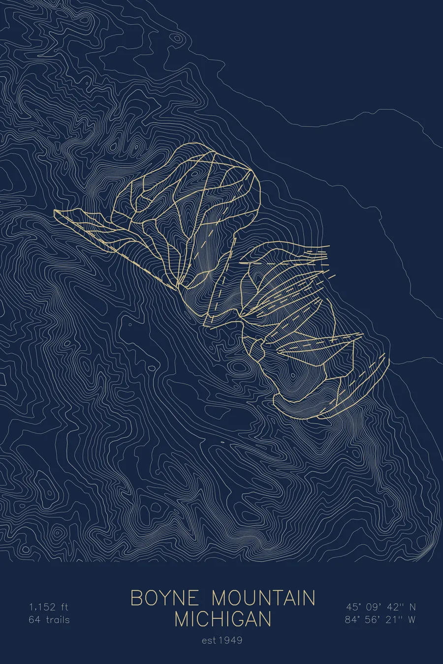 Boyne Mountain, Navy colorway