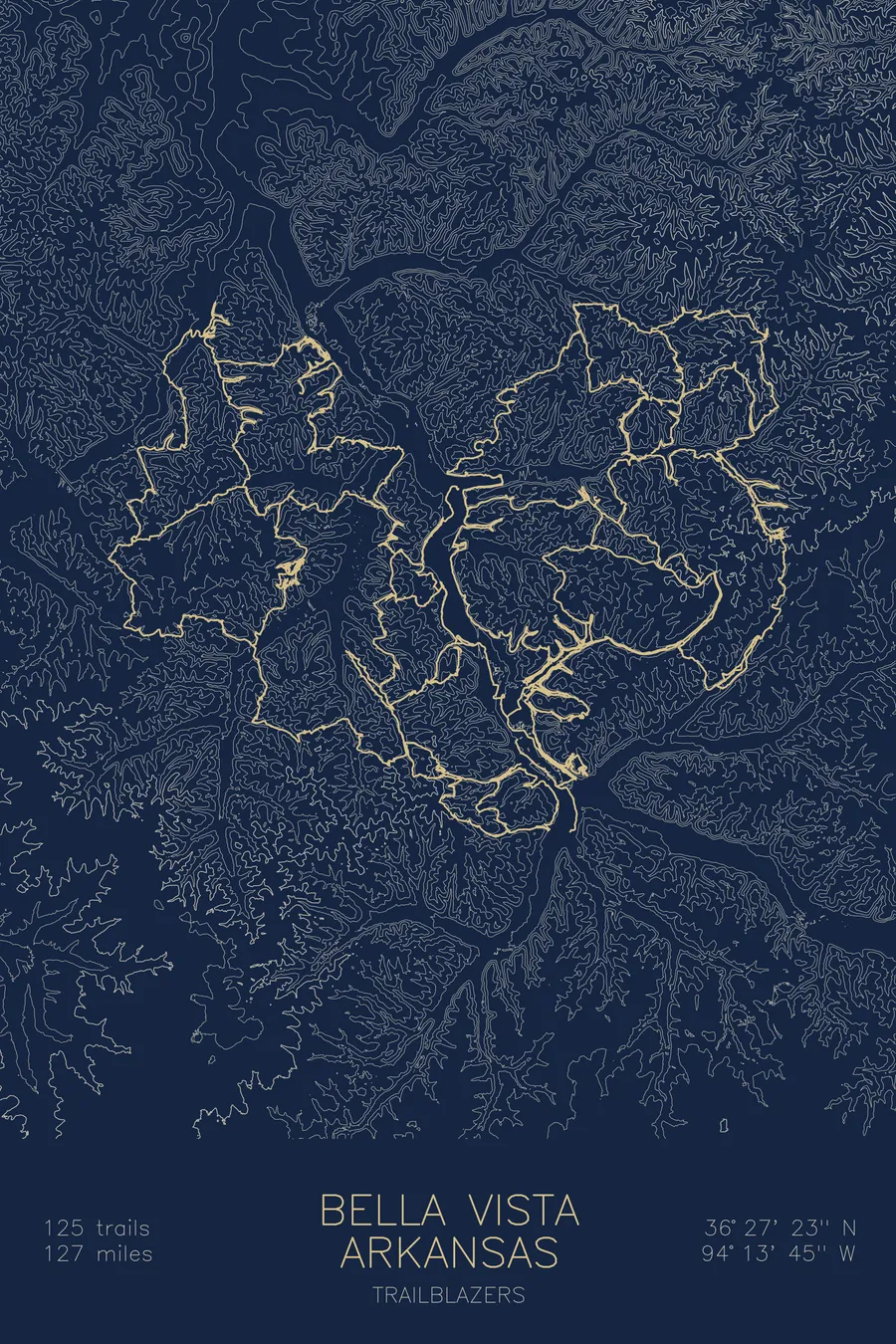 Bella Vista, Navy colorway