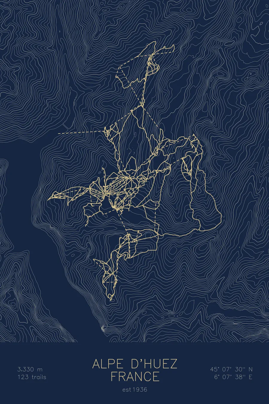 Alpe D'Huez, Navy colorway