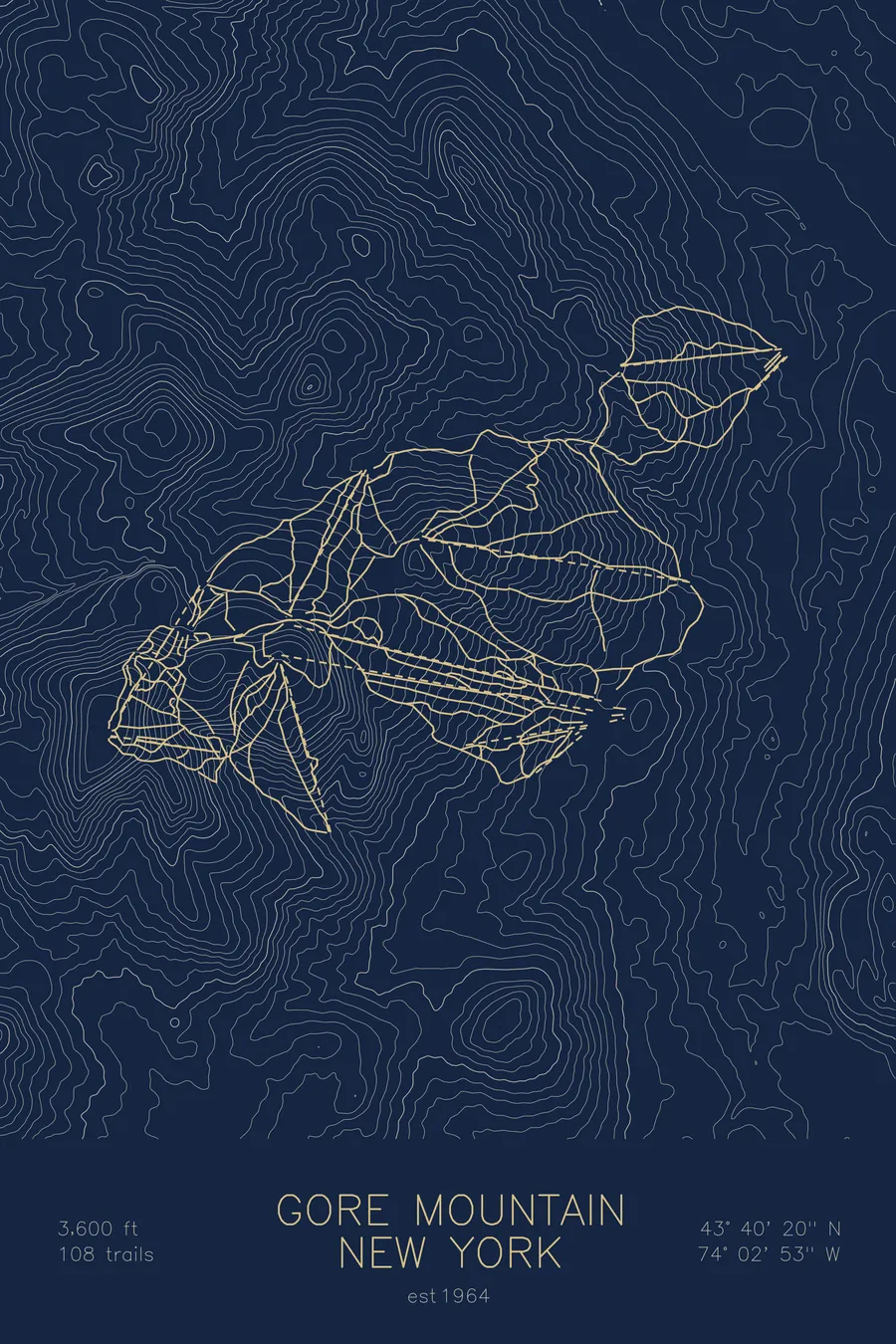 Gore Mountain, Navy colorway