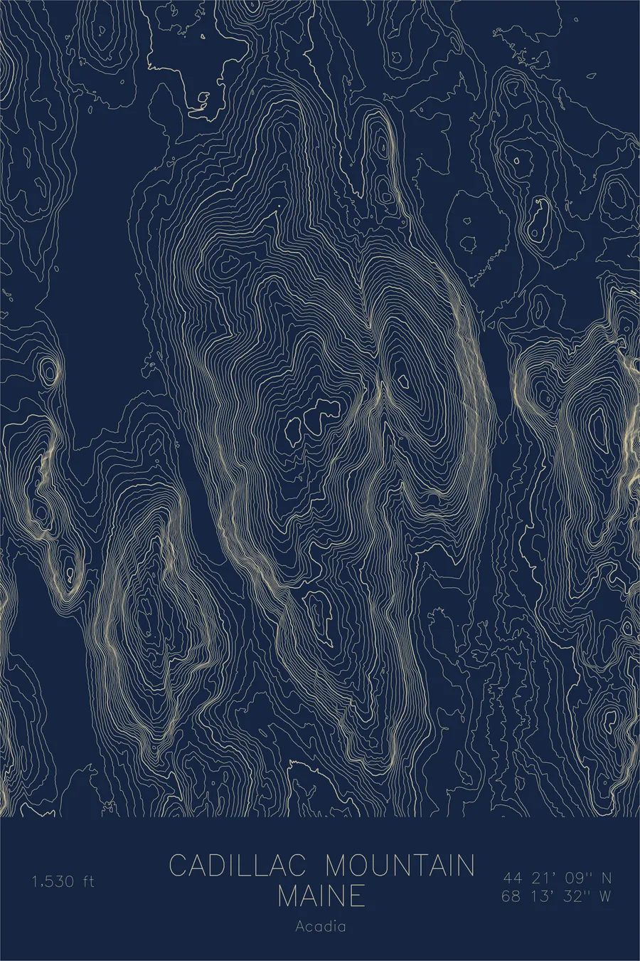 Cadillac Mountain, Navy colorway