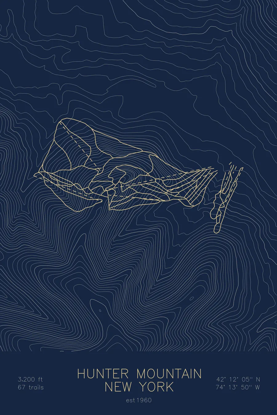 Hunter Mountain, Navy colorway