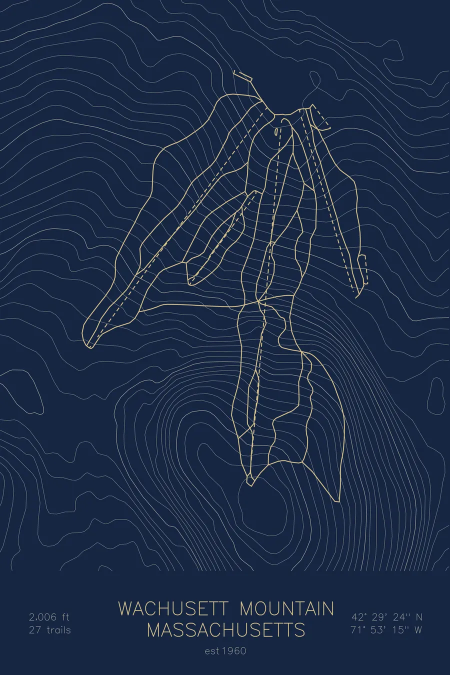 Wachusett Mountain, Navy colorway
