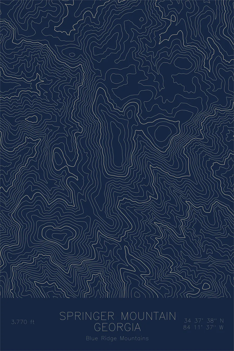 Springer Mountain, Navy colorway