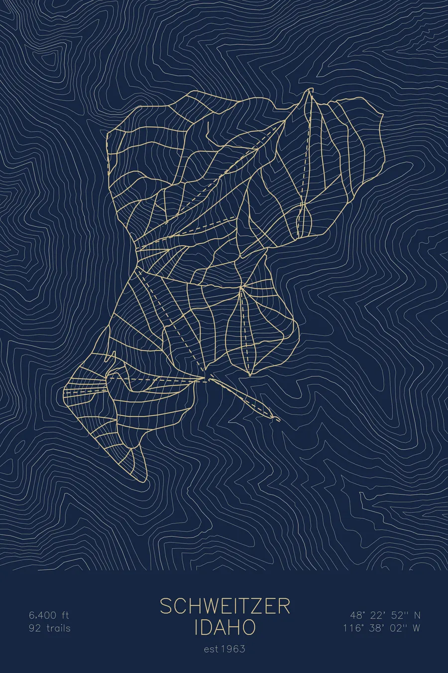Schweitzer, Navy colorway