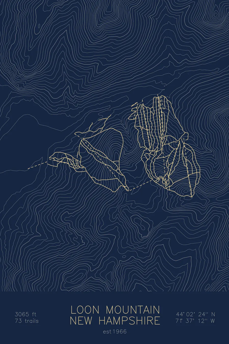 Loon Mountain, Navy colorway