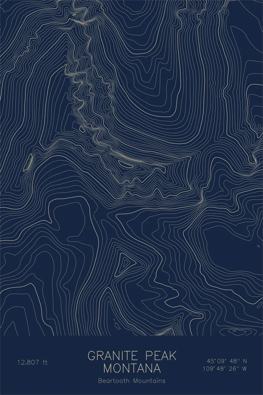 Granite Peak, Navy colorway