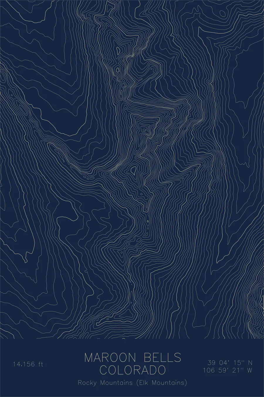 Maroon Bells, Navy colorway