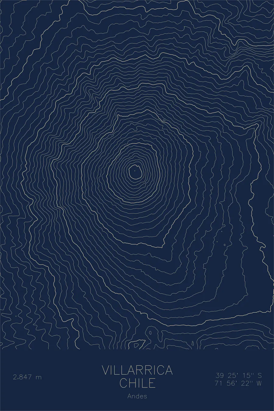 Villarrica, Navy colorway