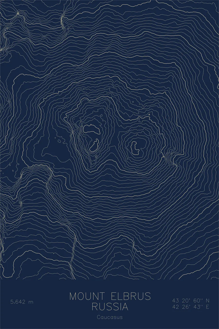 Mount Elbrus, Navy colorway