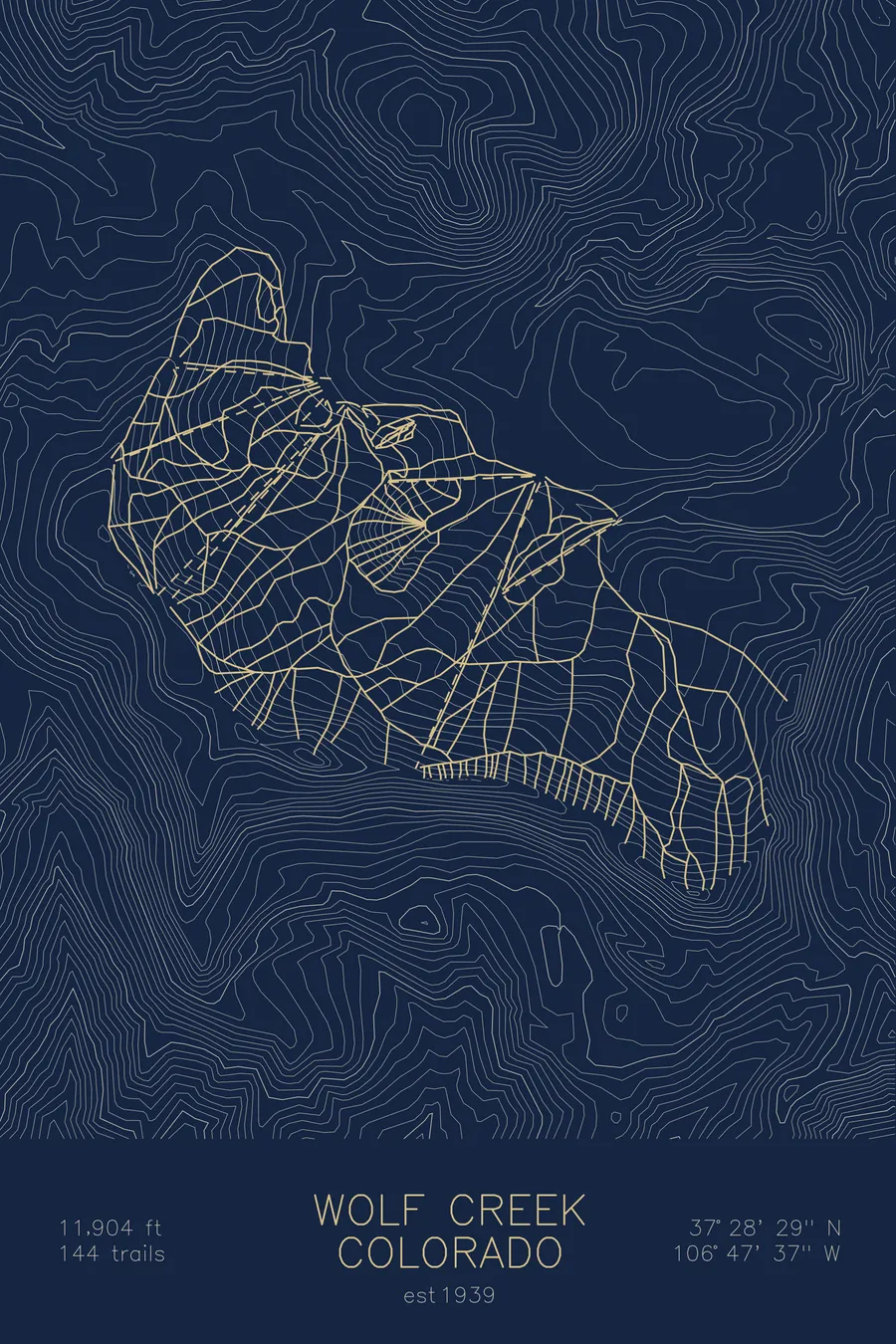 Wolf Creek, Navy colorway