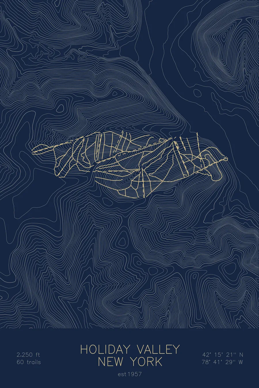 Holiday Valley, Navy colorway