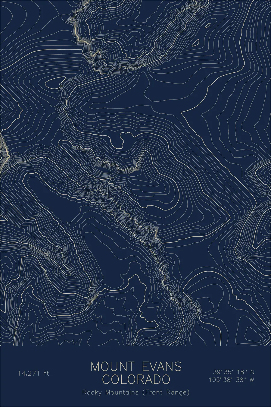 Mount Evans, Navy colorway