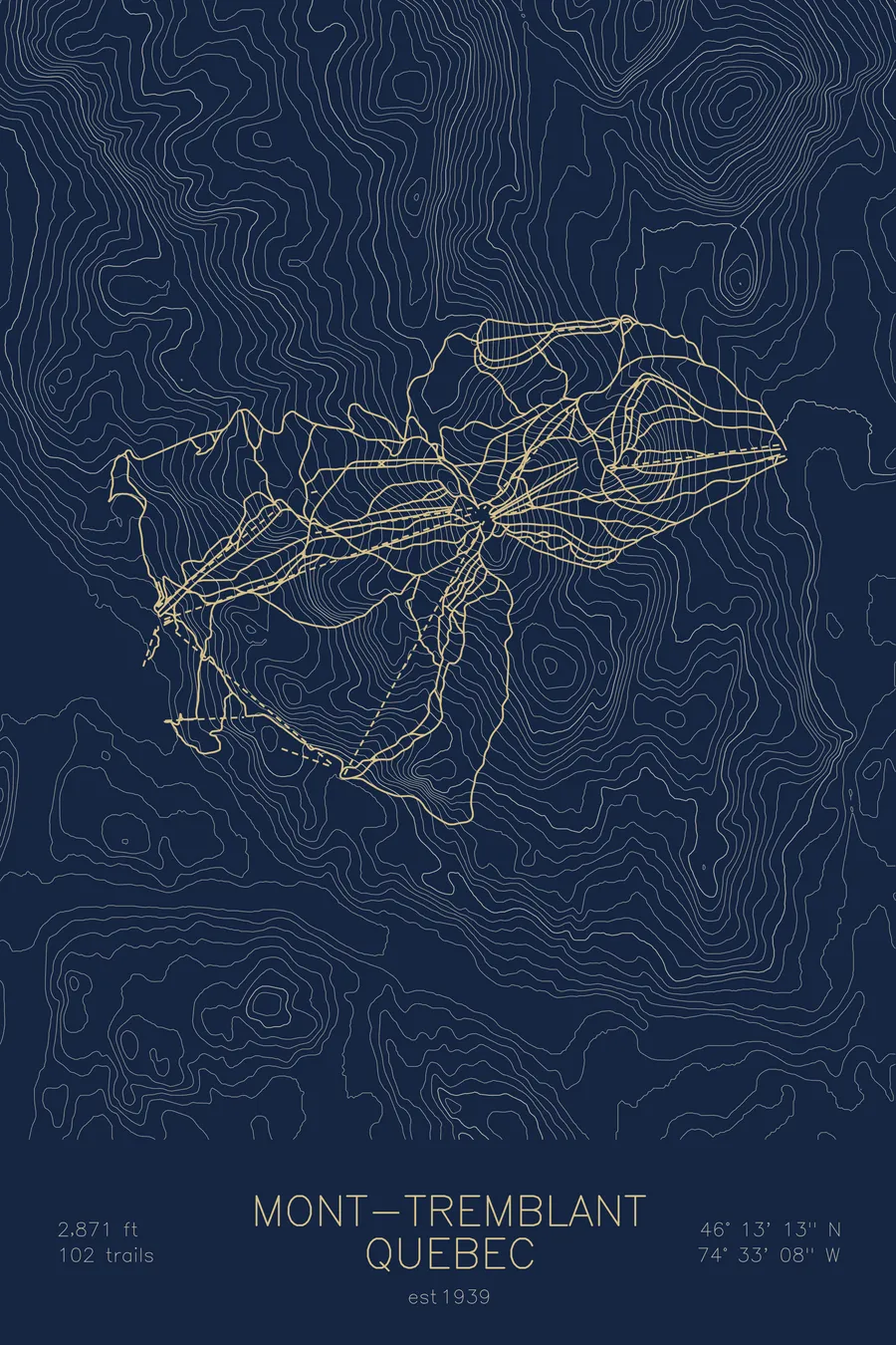 Mont-Tremblant, Navy colorway