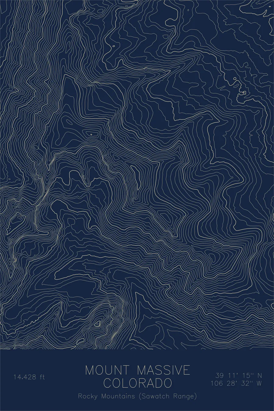 Mount Massive, Navy colorway