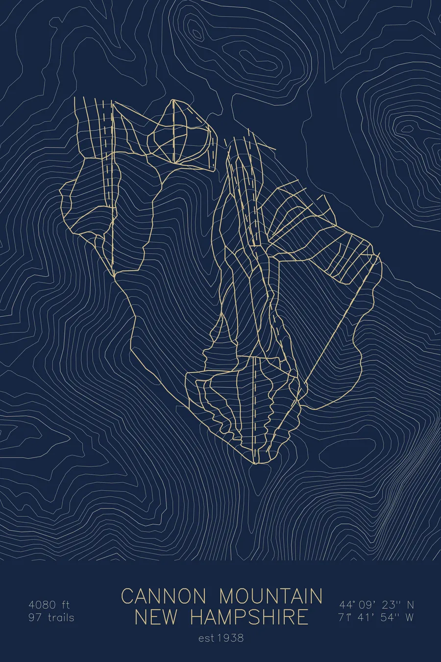 Cannon Mountain, Navy colorway