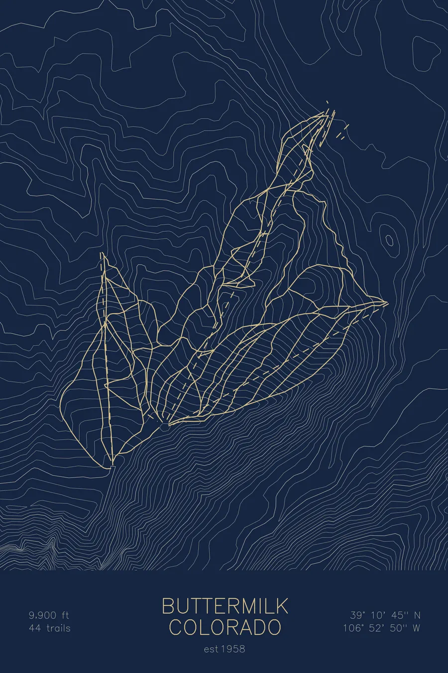 Buttermilk, Navy colorway