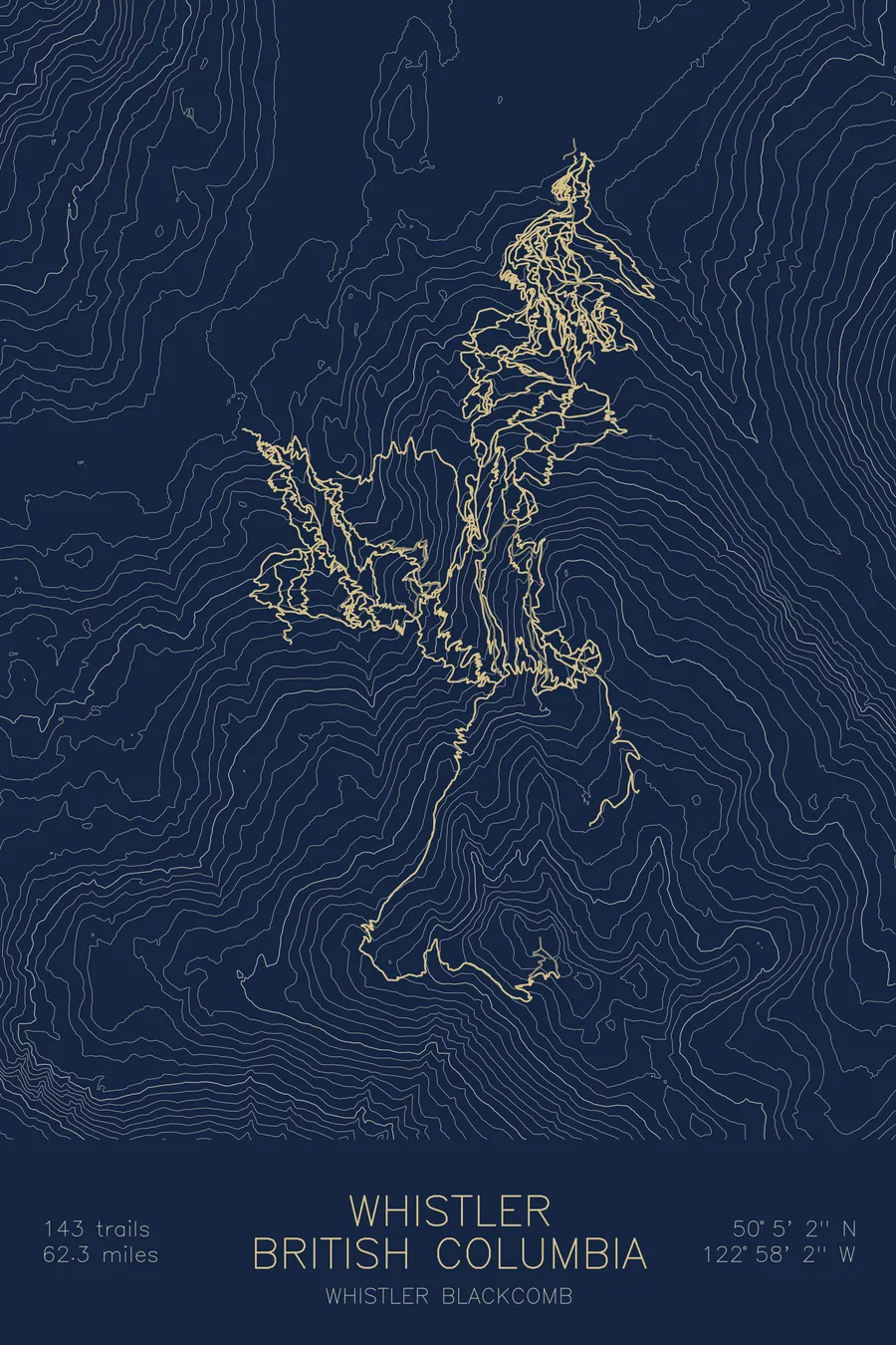 Whistler, Navy colorway