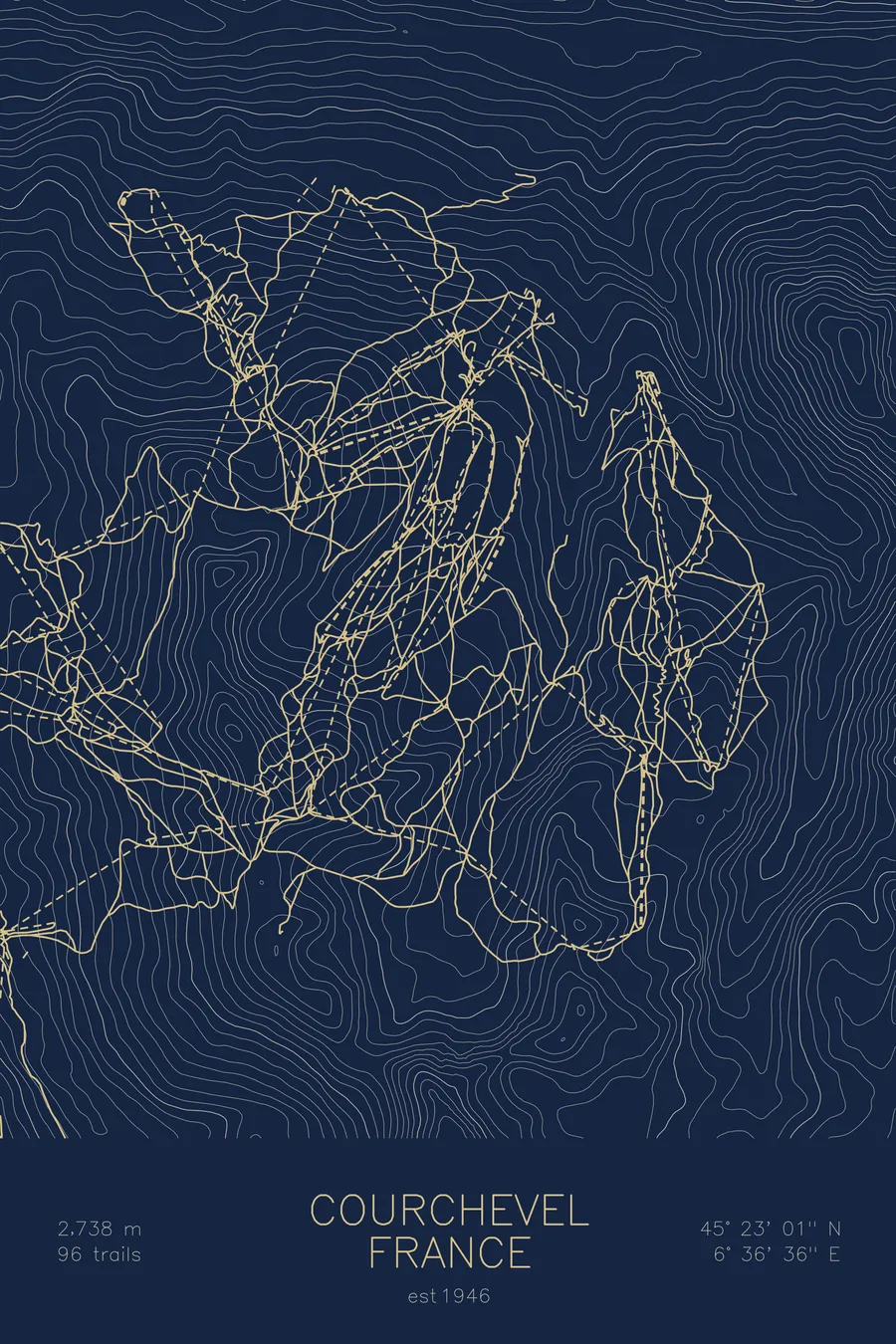 Courchevel, Navy colorway