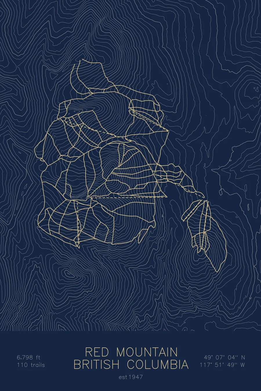 Red Mountain, Navy colorway