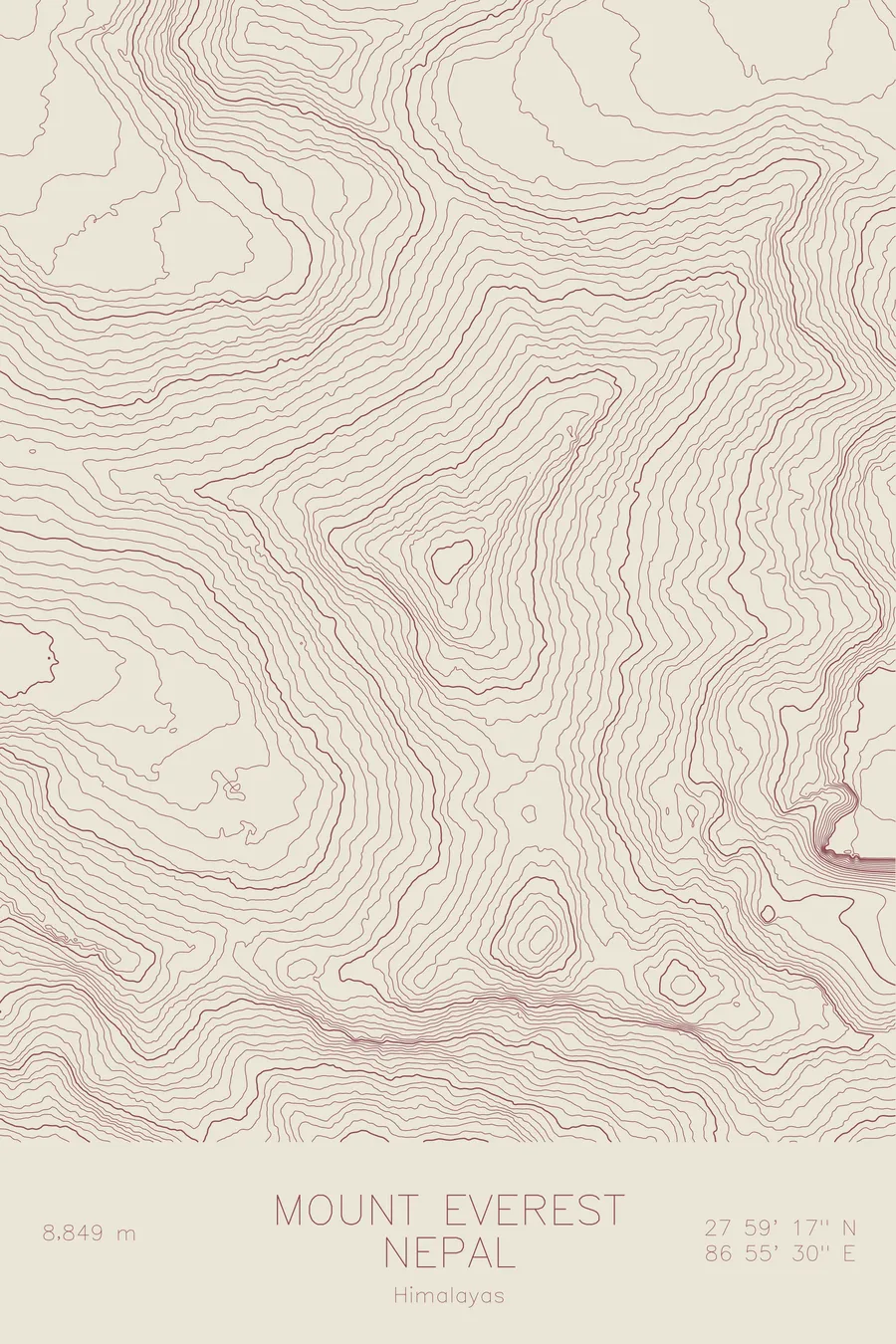 Mount Everest, Tan colorway