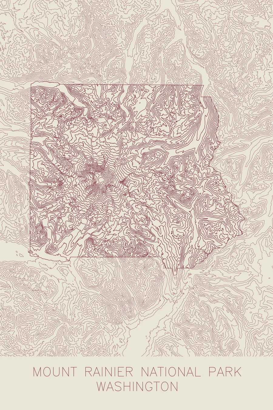Mount Rainier National Park, Tan colorway