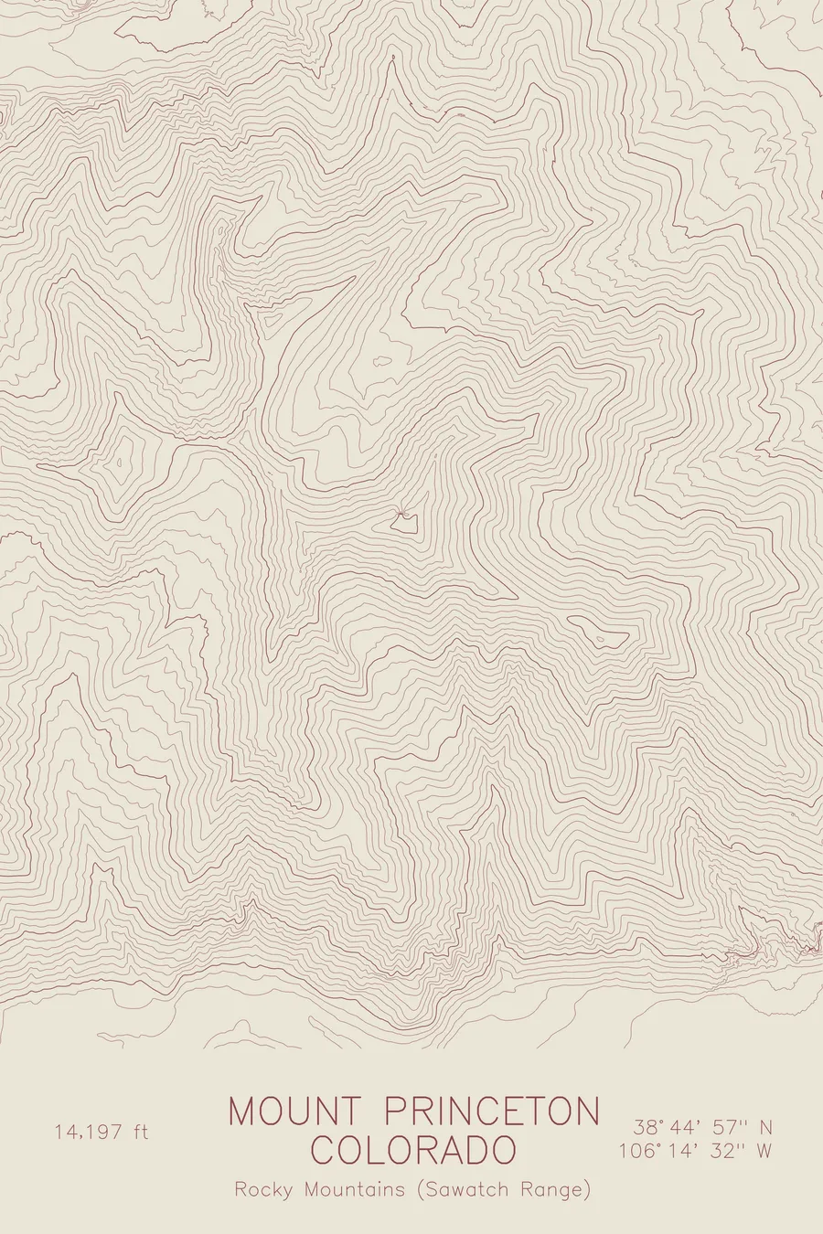Mount Princeton, Tan colorway