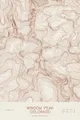 Pen-plotted topographic map of Windom Peak, Colorado in bronze ink on cream paper