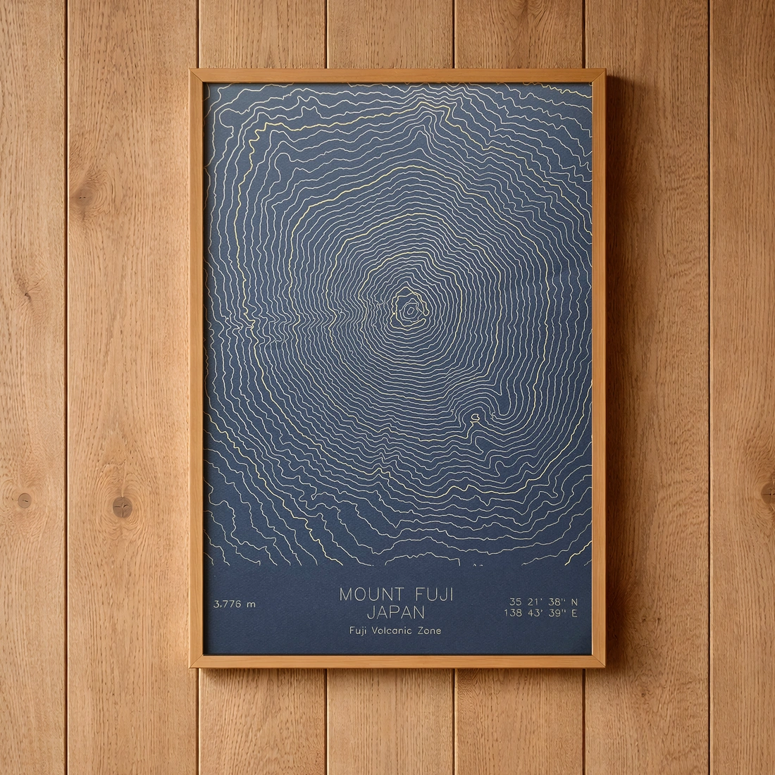 Flow Line Maps print on a wall – photo 3