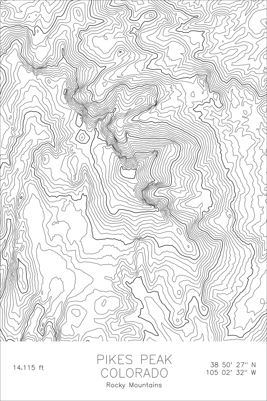 Pikes Peak — White