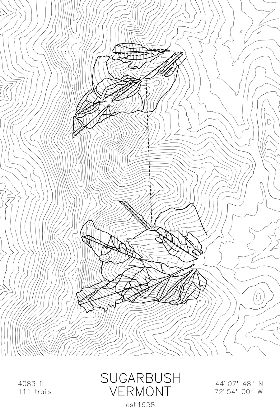 Sugarbush, White colorway