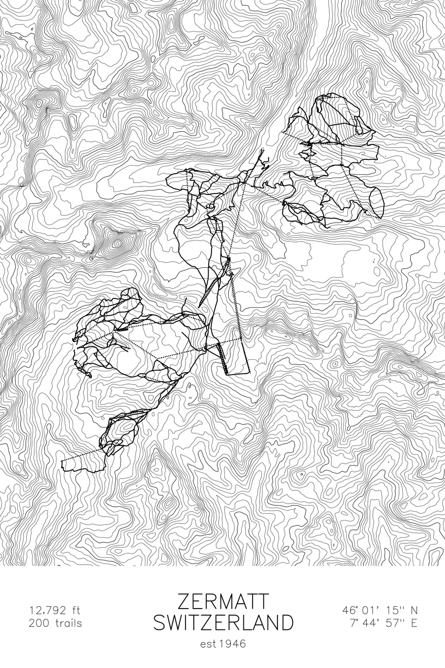 Zermatt, White colorway