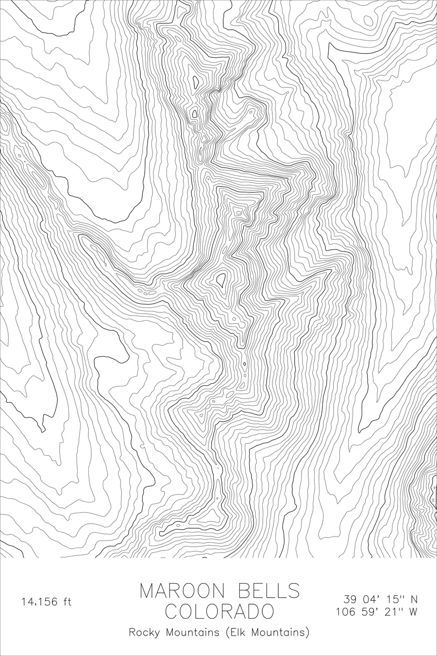 Maroon Bells — White