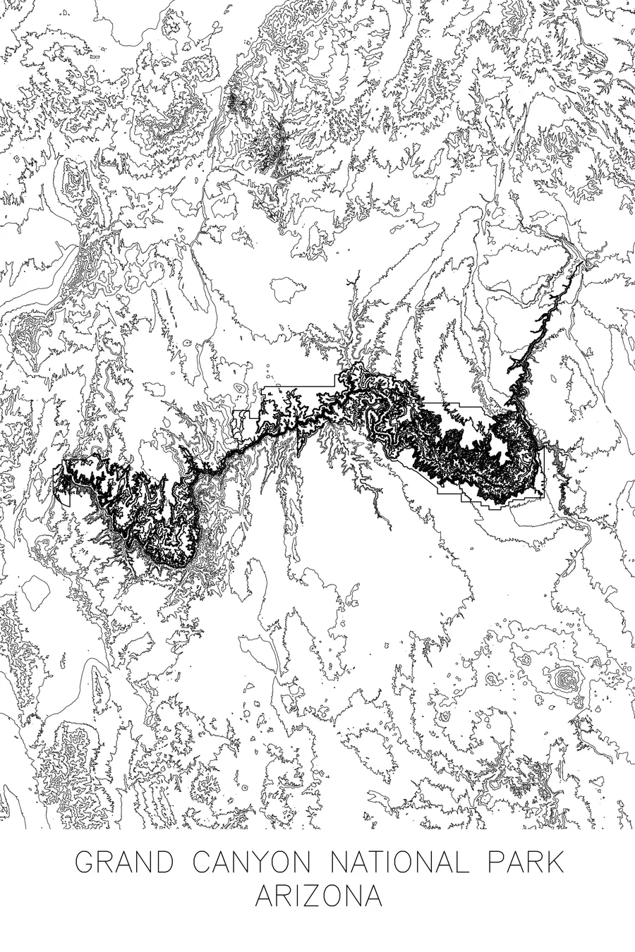 Grand Canyon National Park, White colorway