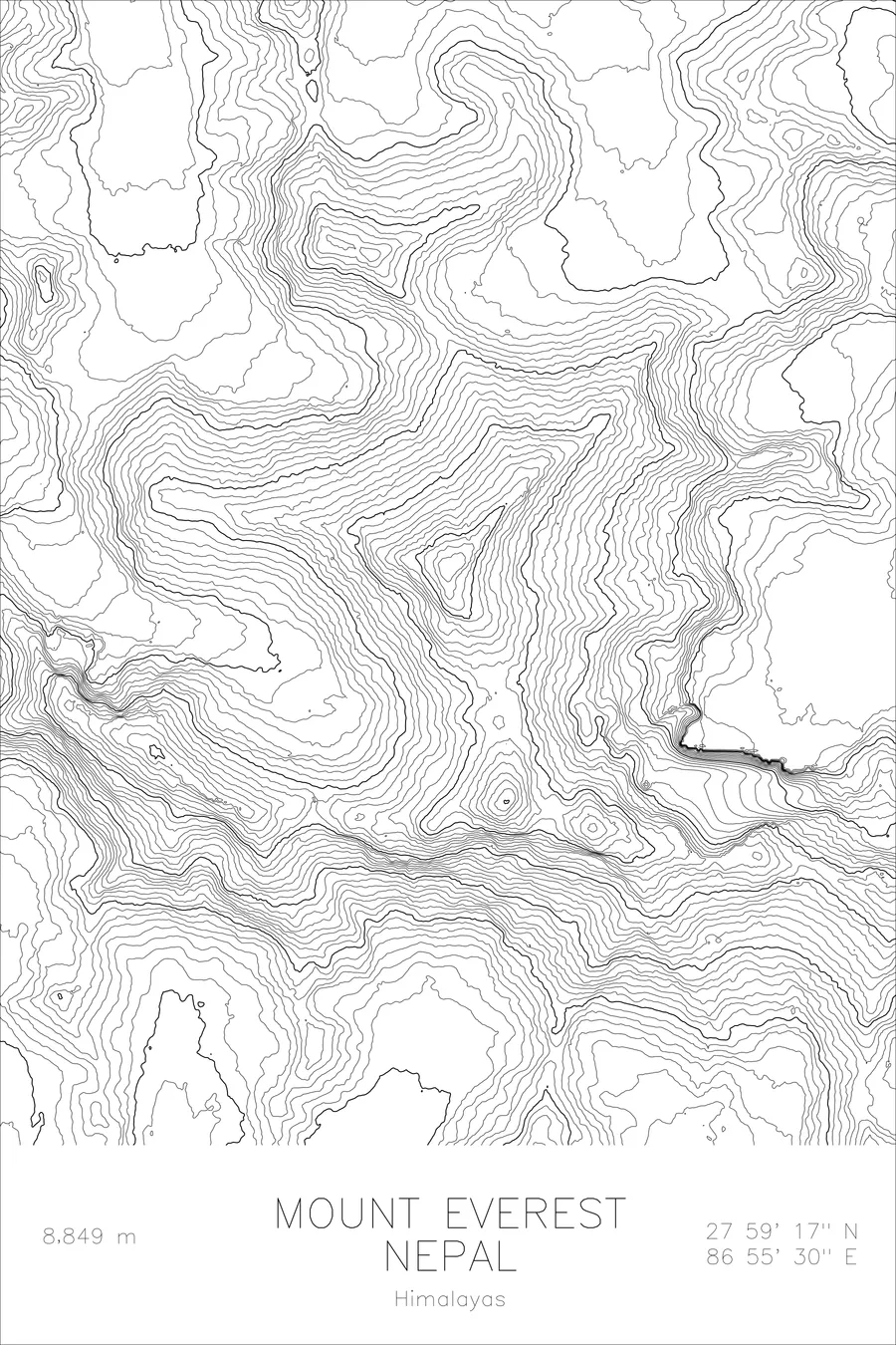 Mount Everest — White