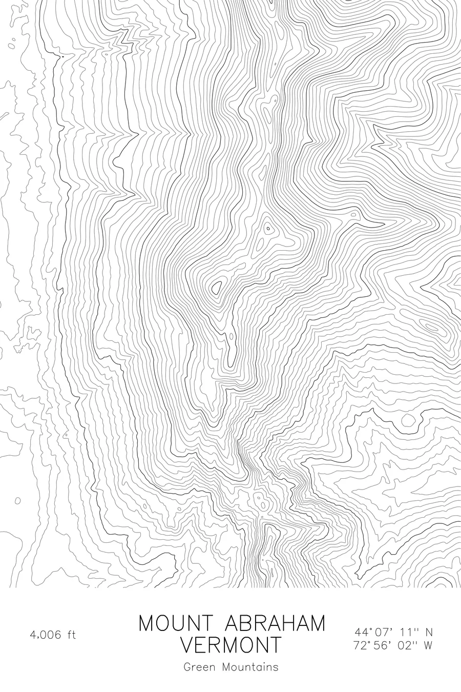 Mount Abraham, White colorway