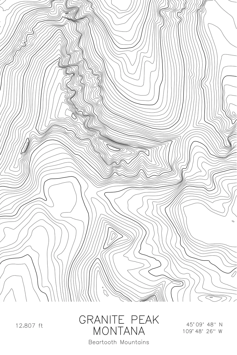 Granite Peak, White colorway