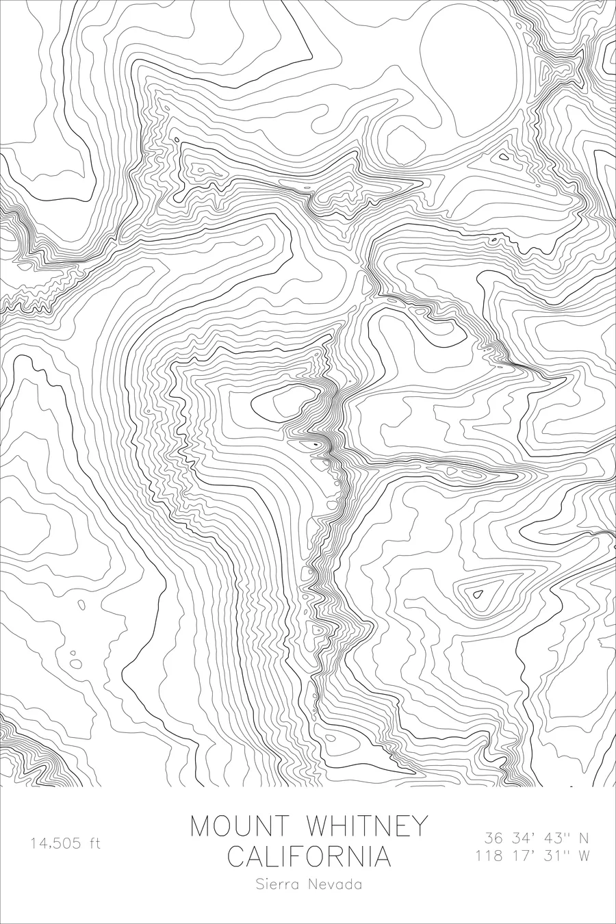 Mount Whitney — White