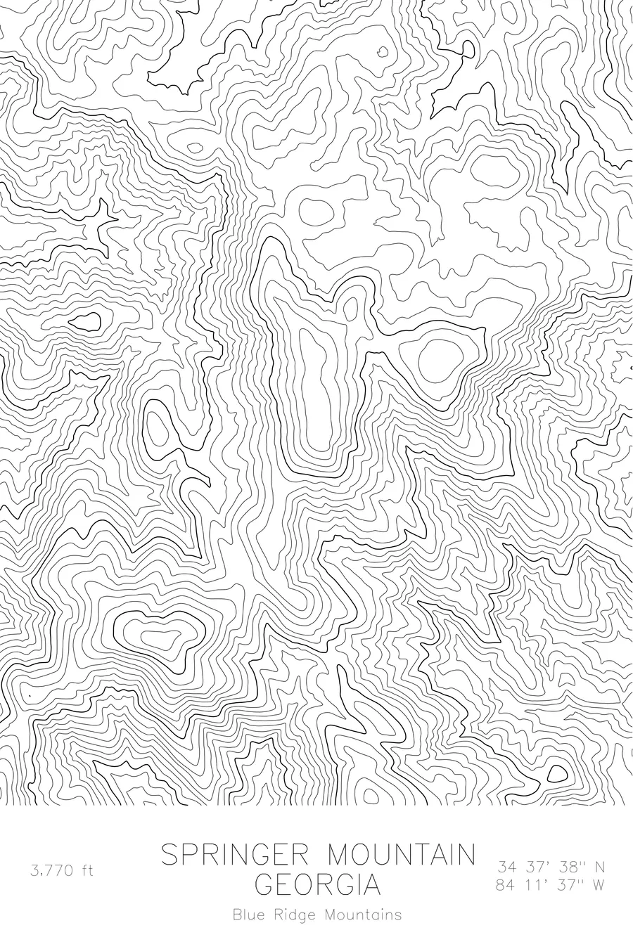 Springer Mountain, White colorway