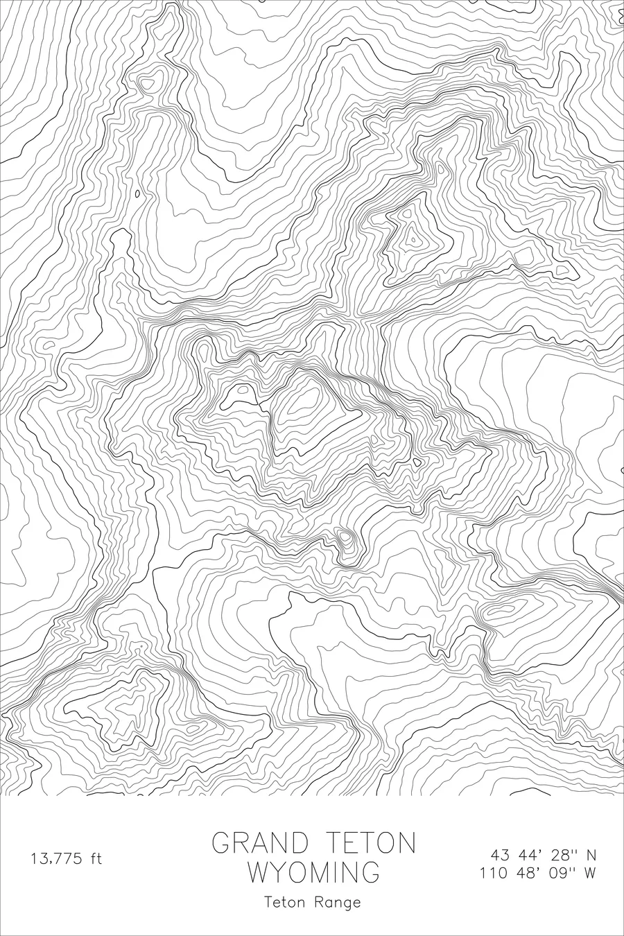 Grand Teton — White