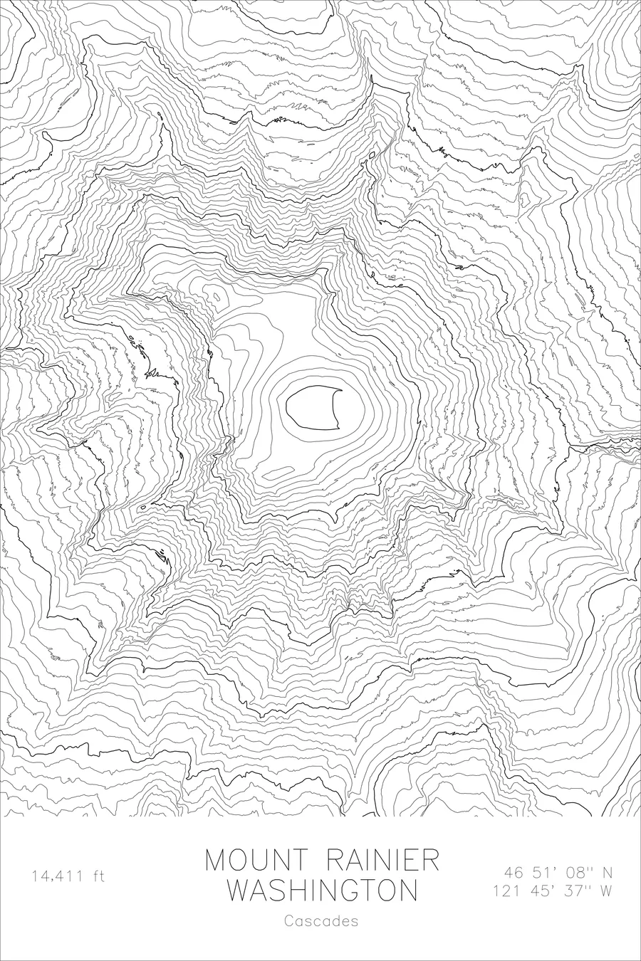 Mount Rainier — White