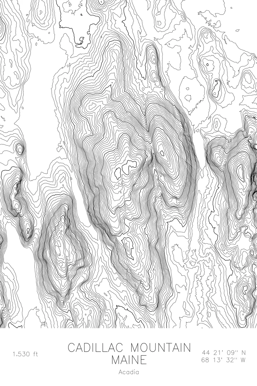 Cadillac Mountain, White colorway