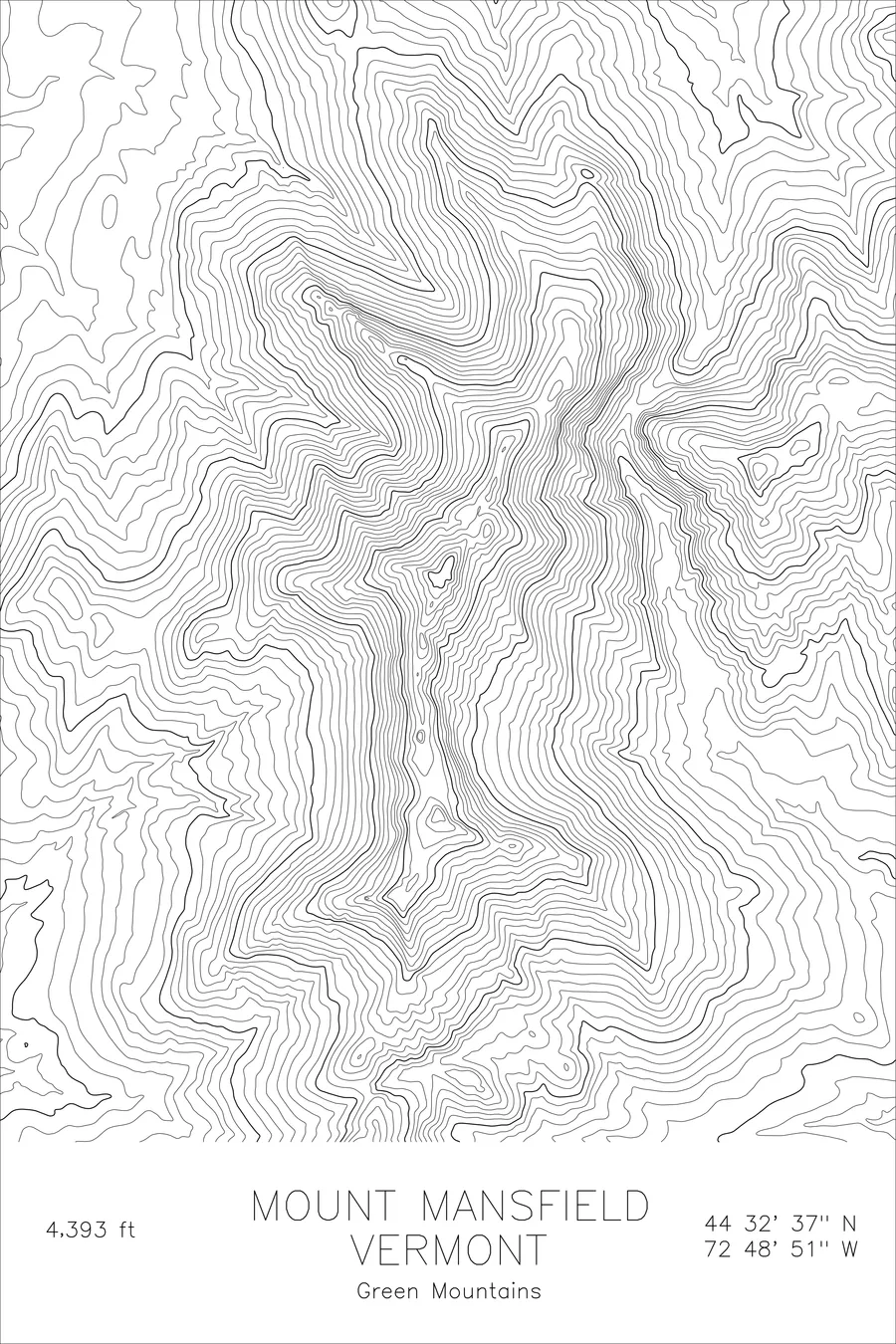 Mount Mansfield — White