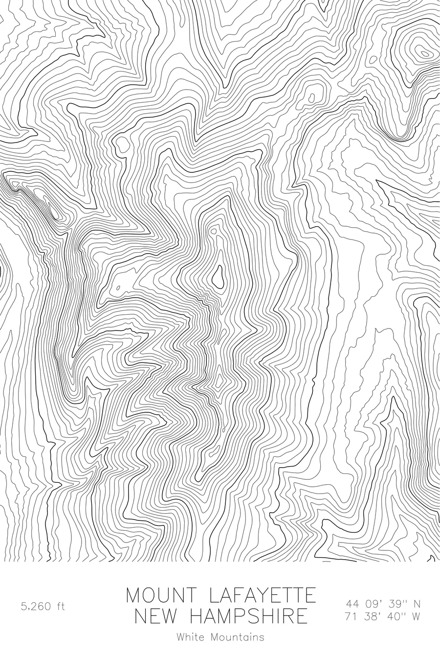 Mount Lafayette, White colorway