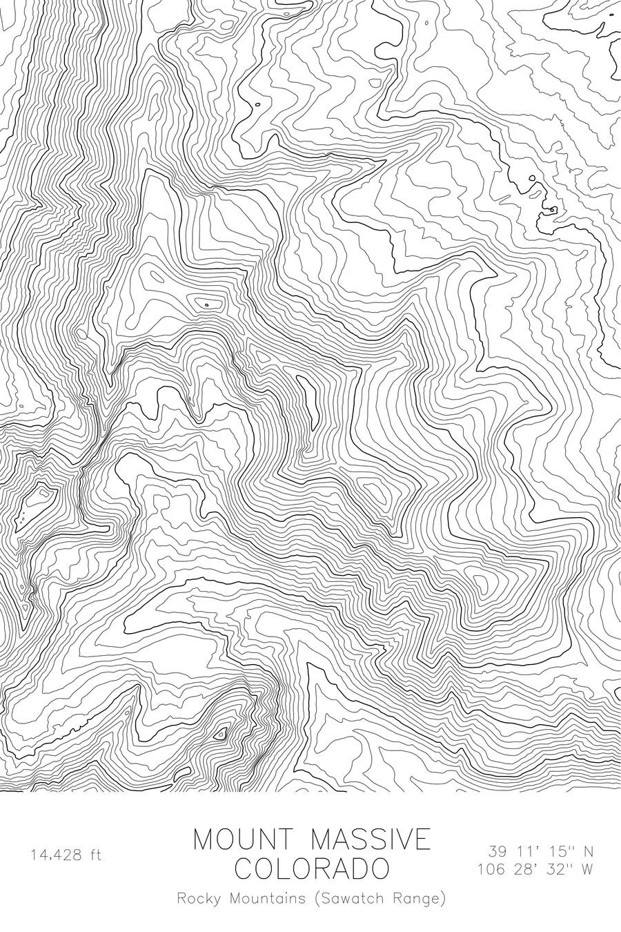 Mount Massive, White colorway